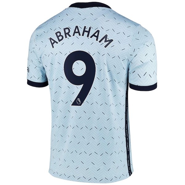 Camiseta Chelsea NO.9 Abraham Segunda Equipación 2020-2021 Azul